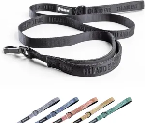 2025 New Edition, Fei & Eve Classic Dog Leash - 4FT, Dual Padded Handles, 360 Swivel Hook, Heavy Duty 210D Nylon - No-Pull Design with Traffic Control Handle - for Small/Medium/Large Dogs, Black
