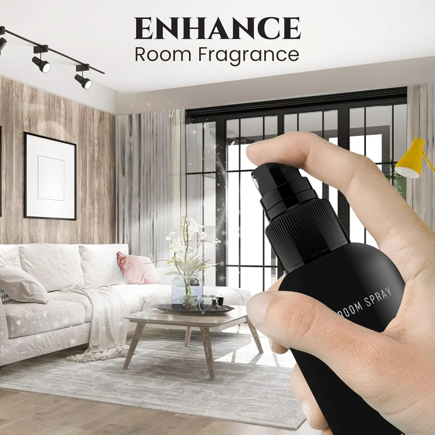 605Products Luxury Room & Air Freshener Spray - Long Lasting Odor Eliminator with Essential Oils, Home Fragrance Supplies - Eucalyptus (3.4oz)