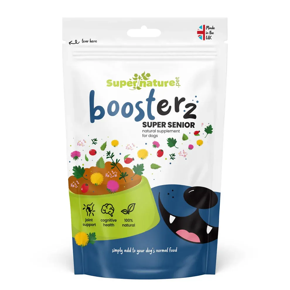 Boosterz Super Senior, 100% Natural Supplement for Dogs - 125g