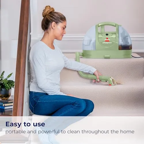 Bundle of Bissell Little Green Pet Deluxe Portable Carpet Cleaner and Car/Auto Detailer, 3353, Gray/Blue   BISSELL Pet Pro Oxy Spot & Stain