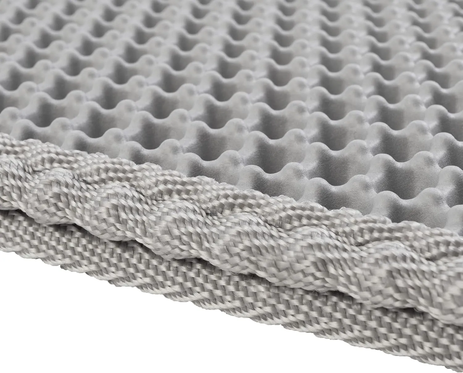 Cat Litter Mat - 24x15-Inch Waterproof Litter Box Mat with Dual-Layer Honeycomb Design for Trapping Litter - Slip-Resistant Cat Mat by PETMAKER (Gray)