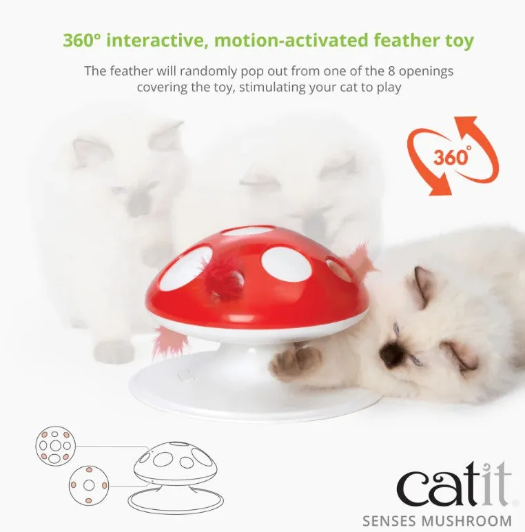 Catit Cat Toy Senses 2.0 Mushroom