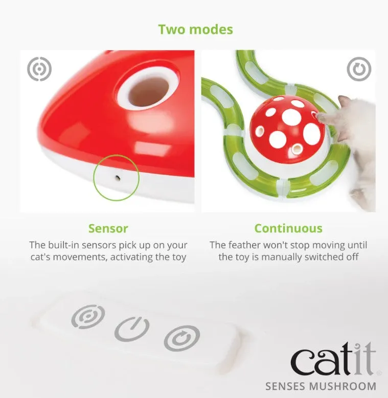 Catit Cat Toy Senses 2.0 Mushroom