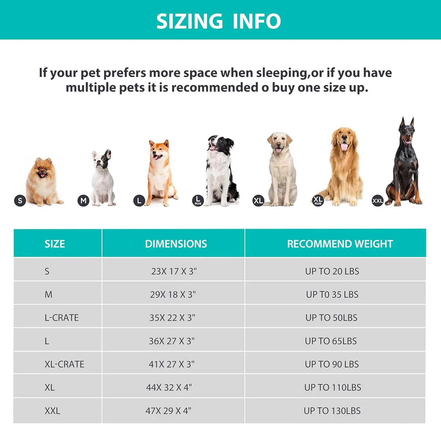 Chicute Waterproof Orthopedic XL Dog Bed, Egg Foam Supportive Dog Crate Beds with Washable Cover, Corduroy Fleece Super Soft Pet Bed Furniture for Indoors (41" x 27", Brown)