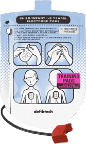 Defibtech Pediatric Training Pads (1 Set)