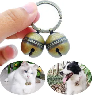 Dog Collar Bell - Cat Bells for Collar Loud, Save Birds and Wildlife Jingle Bell, Copper Charm