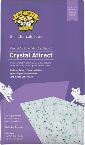 Dr. Elsey's Crystal Attract Silica Cat Litter, 8lbs
