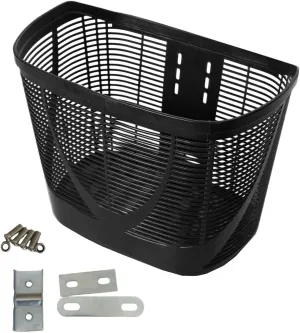 DYNWAVE Bicycle Basket Bicycle Cargo Rack Pet Carrier Universal Easy to Install Front Bike Basket Storage Basket for Grocery Shopping