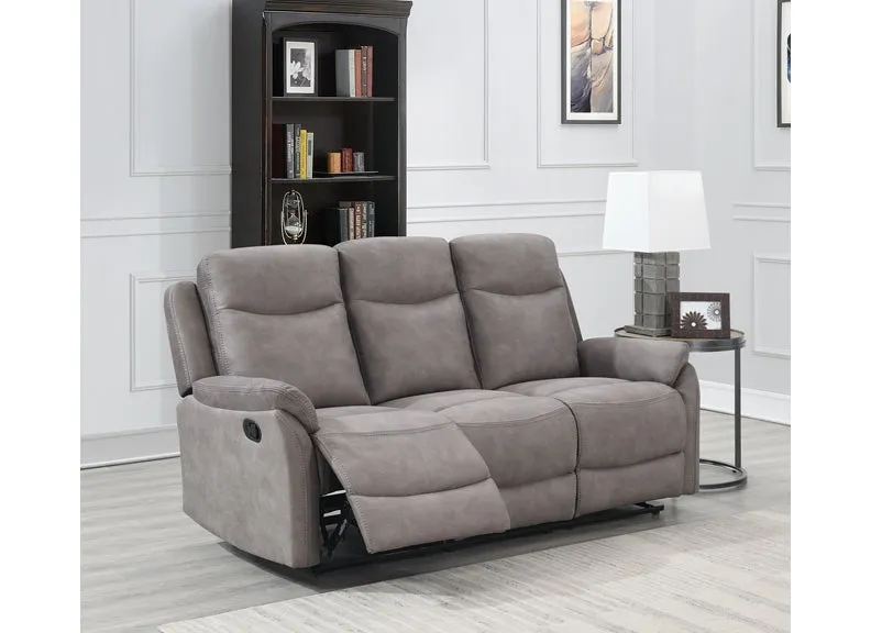 Evan Reclining Three Seat Sofas