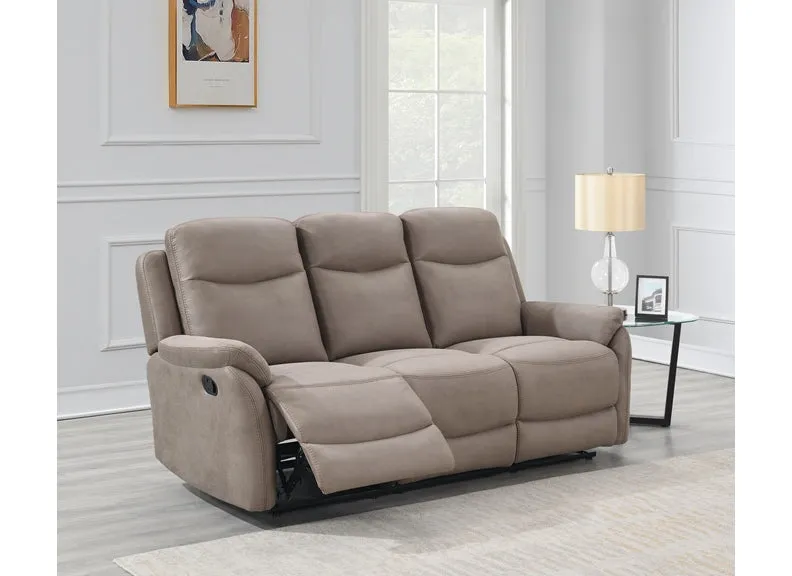 Evan Reclining Three Seat Sofas