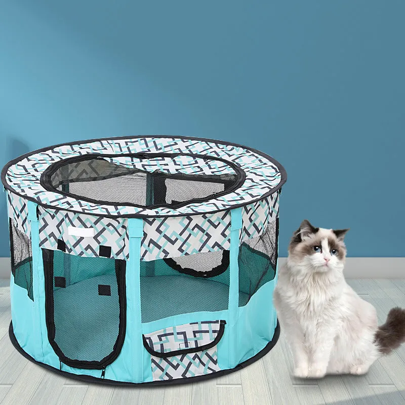 Foldable Pet Tents - Pop-Up Indoor/Outdoor Playpen for Cats & Dogs | 3 Size