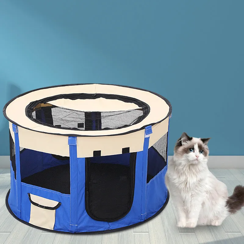 Foldable Pet Tents - Pop-Up Indoor/Outdoor Playpen for Cats & Dogs | 3 Size