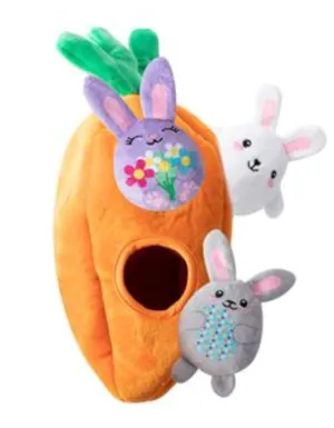 Fringe Got Buns, Hun Hide and Seek Plush Dog Toy