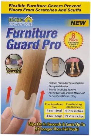 Furniture Guard Pro 8pk. Value Pack 4 Small   4 Large.