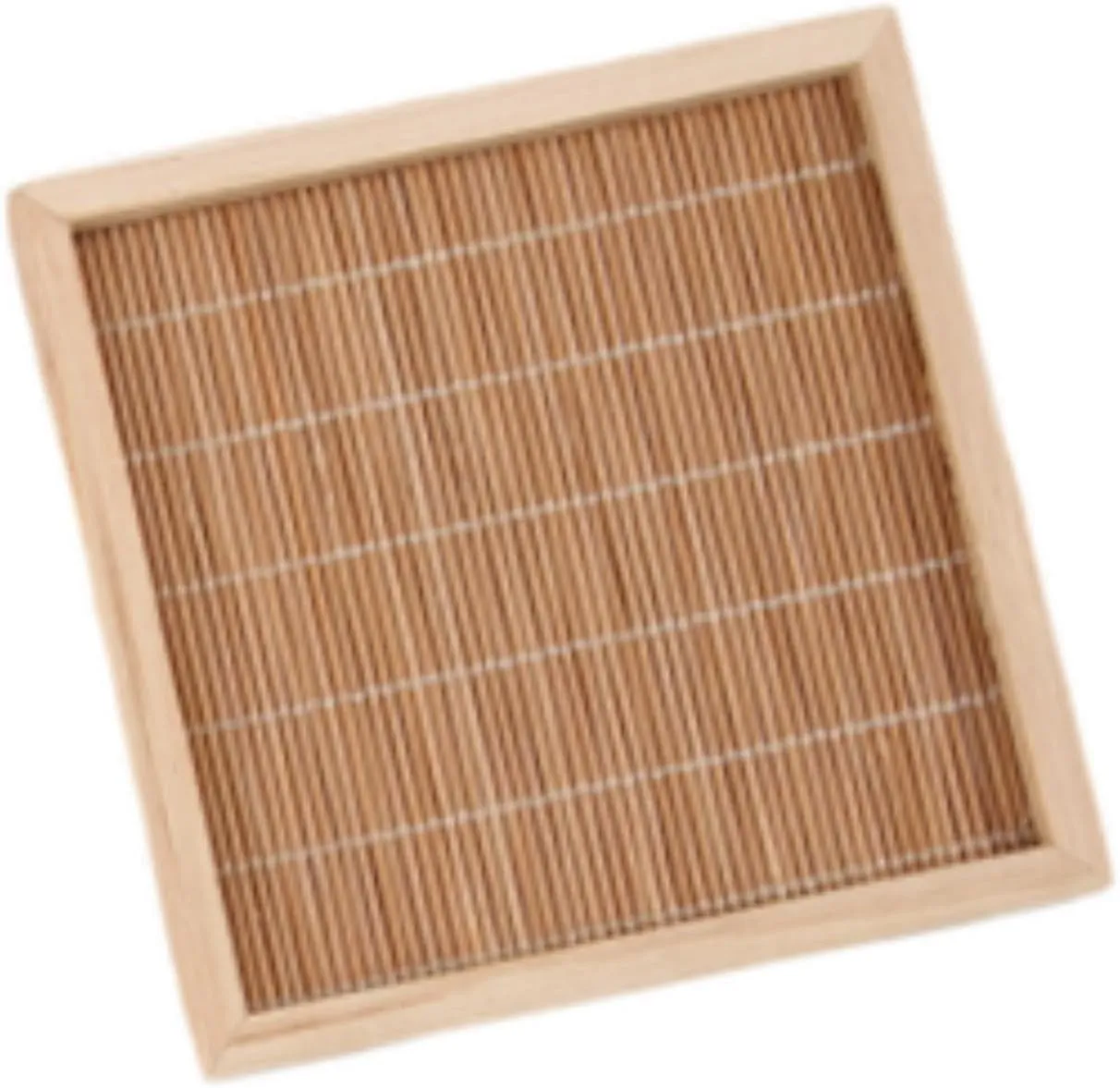 Hamster Cage Cooling Mat Cage Accessories Bamboo Comfortable Anit Bite Keep Pets Busy Summer Cushion Rabbit Cooling Pad, 10.5cmx10.5cm