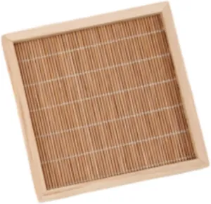 Hamster Cage Cooling Mat Cage Accessories Bamboo Comfortable Anit Bite Keep Pets Busy Summer Cushion Rabbit Cooling Pad, 10.5cmx10.5cm