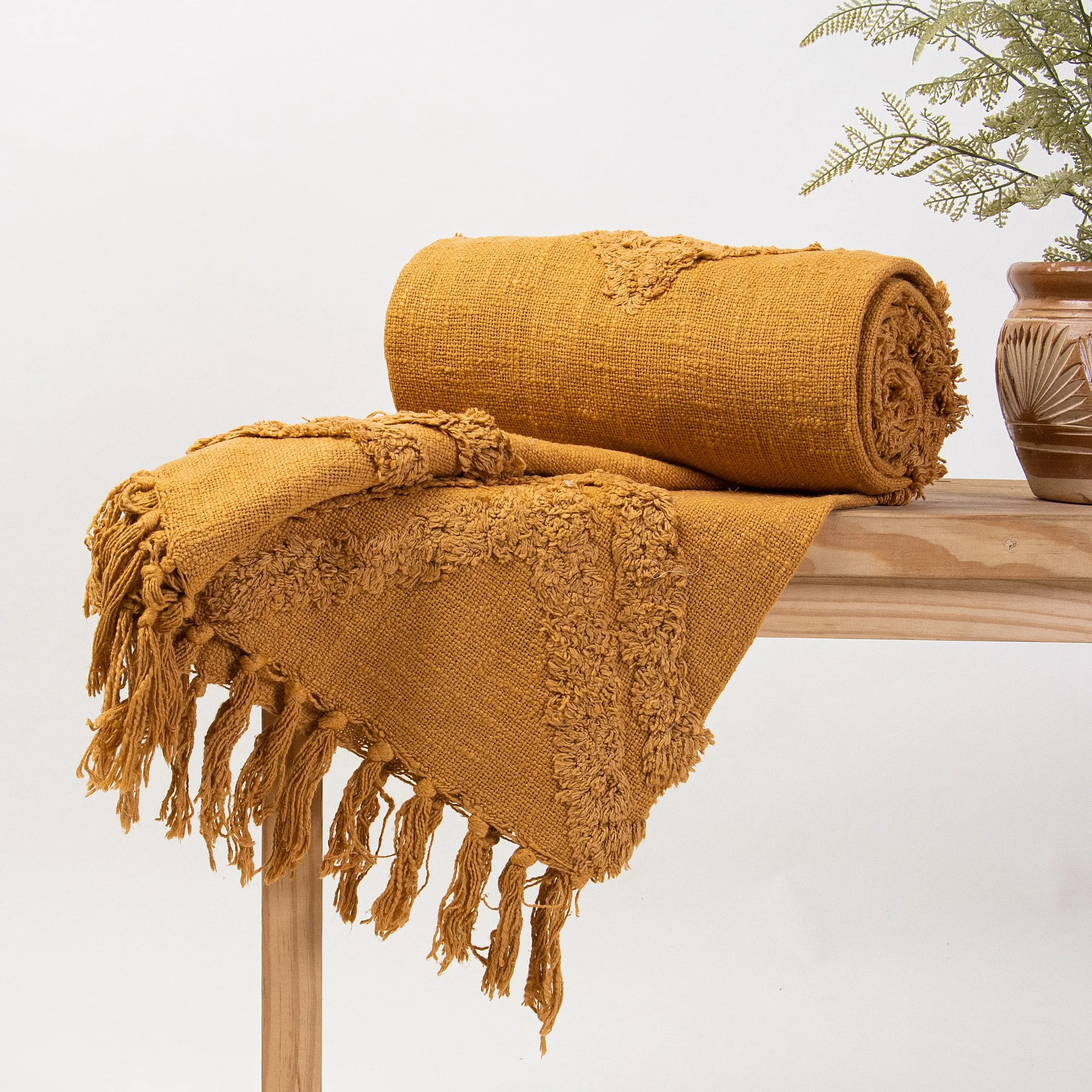Handmade Luxury Tufted Throws For Sofas