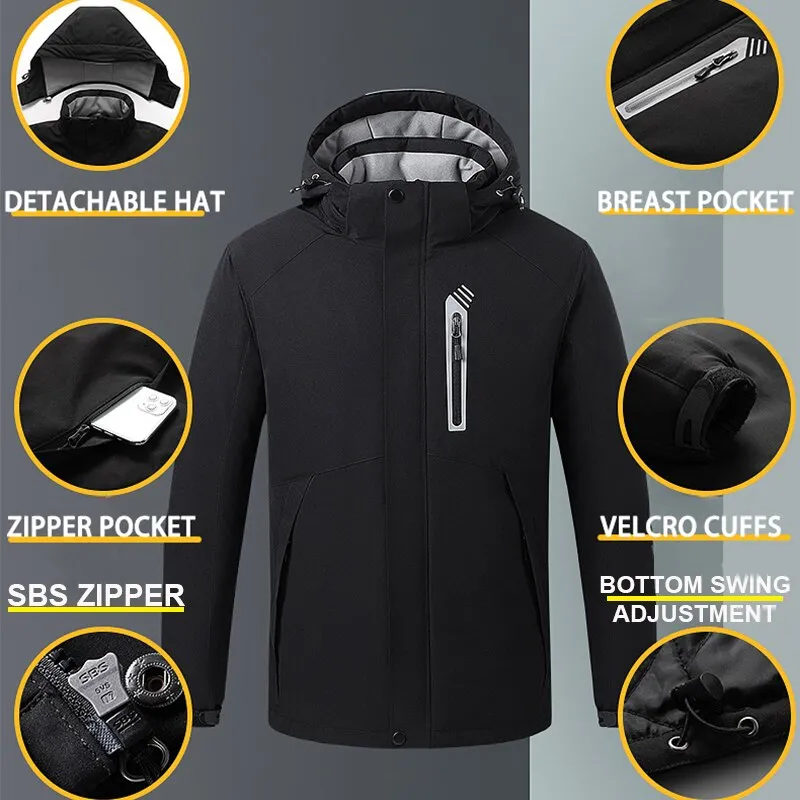 Heated Rain Jacket (Unisex)