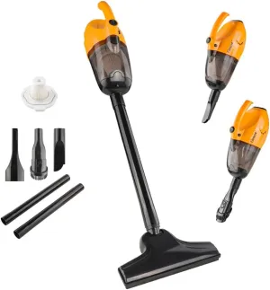 Hoteche Corded Stick Vacuum Cleaner, 1.5KPa Suction Power, 0.8L Dirt Capacity, High-Efficiency Electric Broom for Home & Office Cleaning