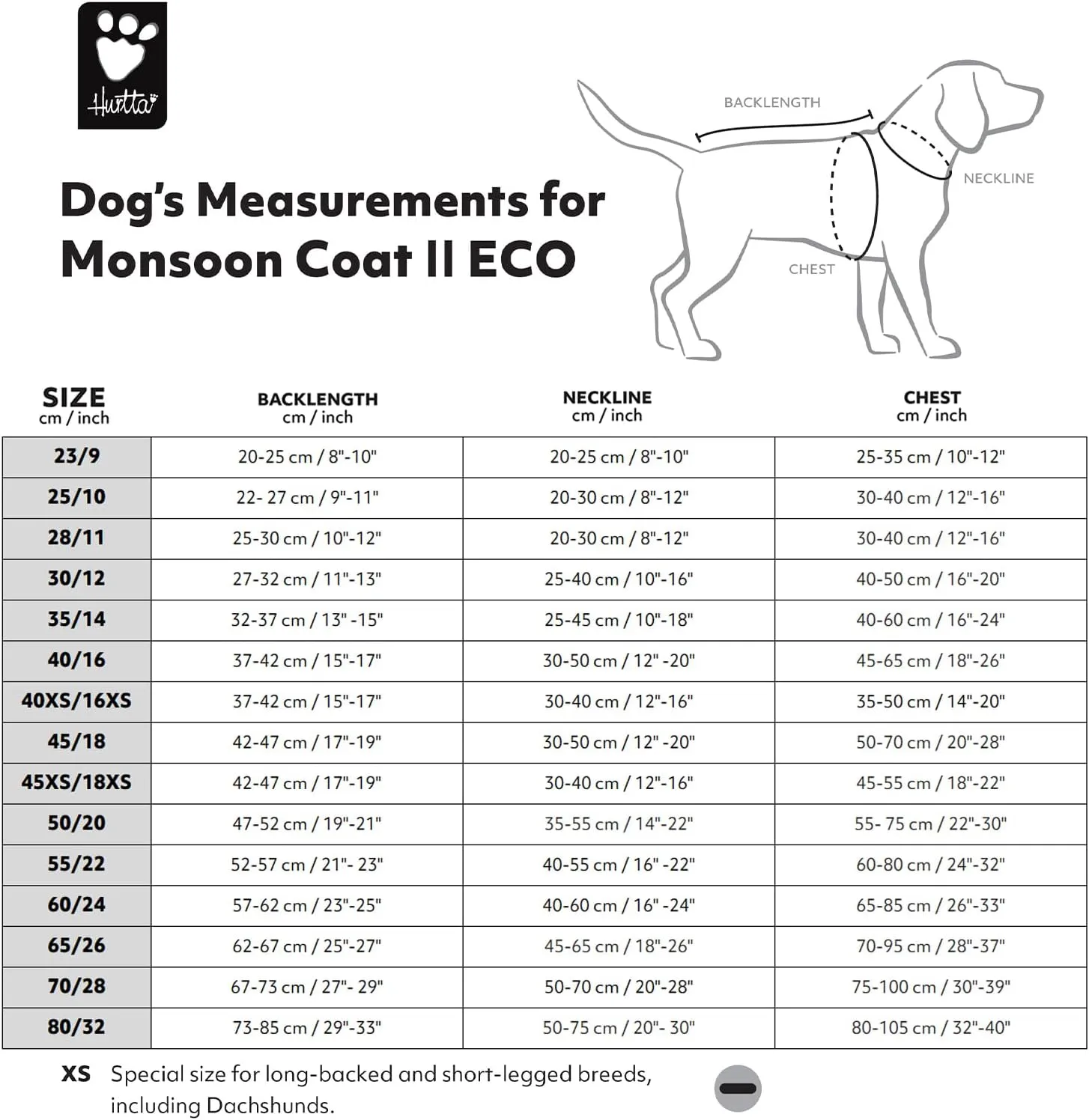 Hurtta Monsoon Coat II ECO, Wet Weather Dog Raincoat Coat, Peacock, 12 in