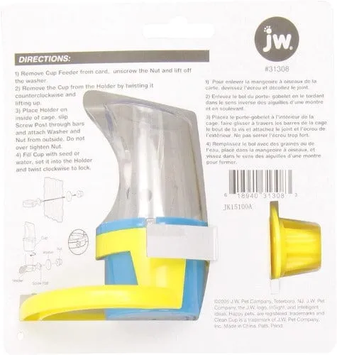 JW Insight Clean Cup Feed and Water Cup for Birds