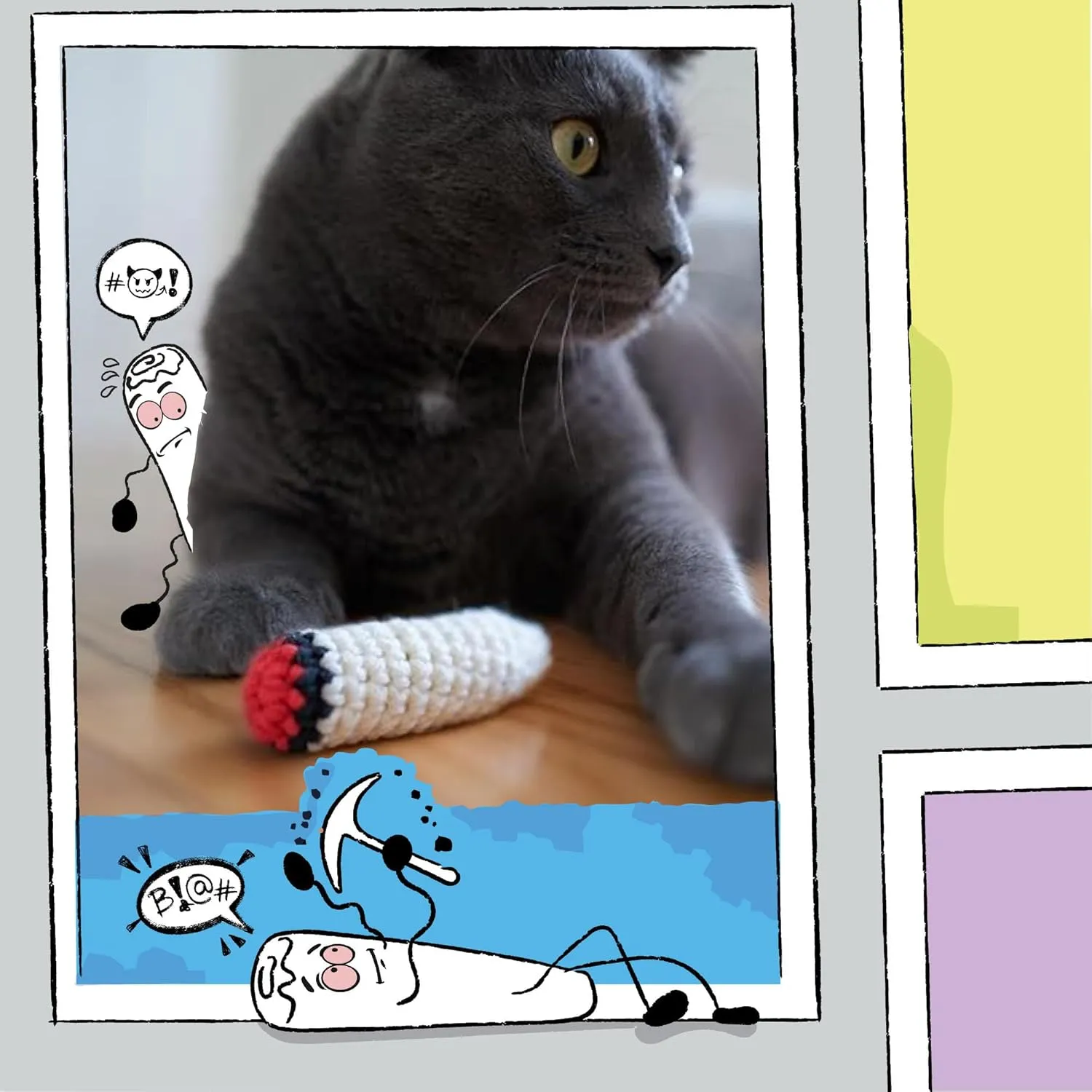 Kittie Doobs - Catnip Joints for Cats - Safe, Durable, and Hilarious Cat Toys