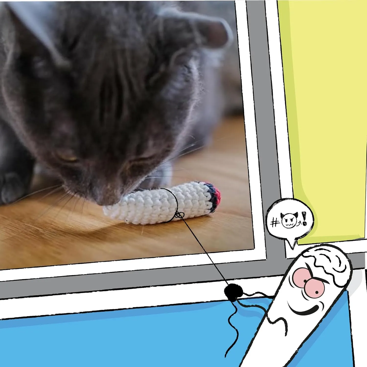 Kittie Doobs - Catnip Joints for Cats - Safe, Durable, and Hilarious Cat Toys