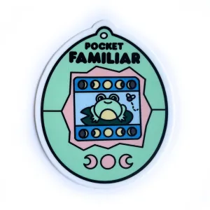 Kitty With A Cupcake - Pocket Familiar Frog Virtual Pet Sticker