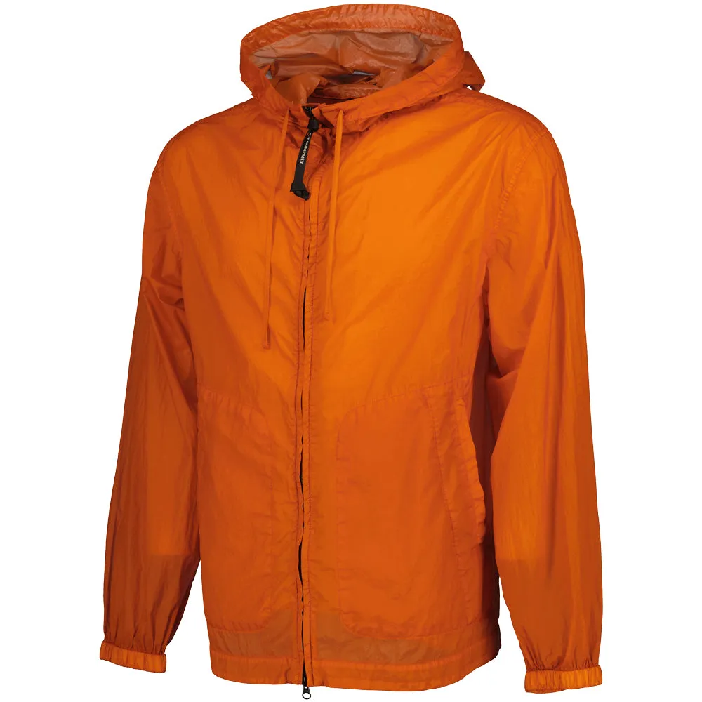 Light Microweave Laminated Windbreaker