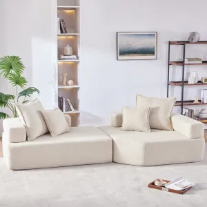 Lueur Oversized Modular 2 Pc Sectional Sofa