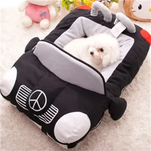 Luxury Car Pet Dog Bed - Black Purrrcedes