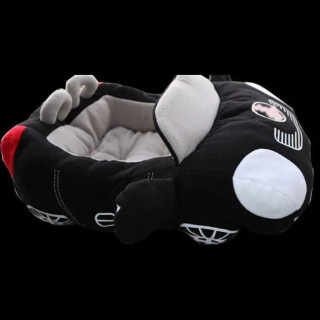 Luxury Car Pet Dog Bed - Black Purrrcedes