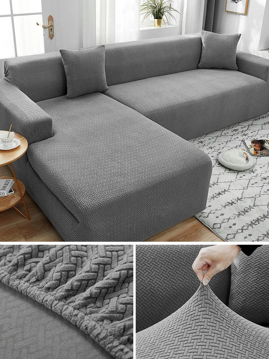 Maze-Design Full Sofa Cover