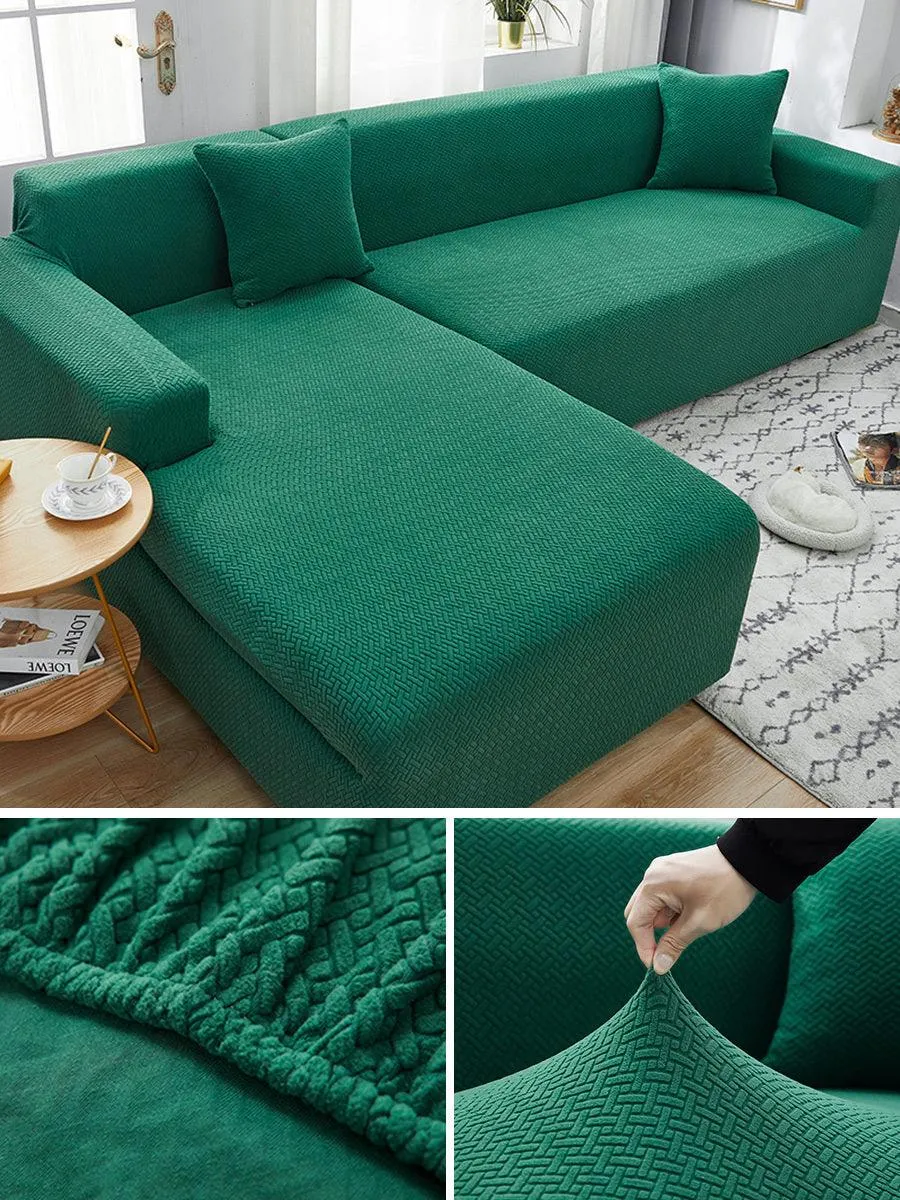 Maze-Design Full Sofa Cover