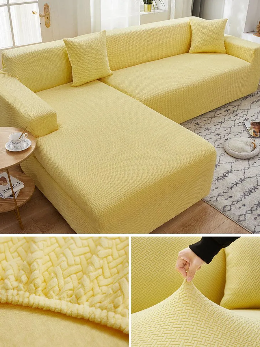 Maze-Design Full Sofa Cover