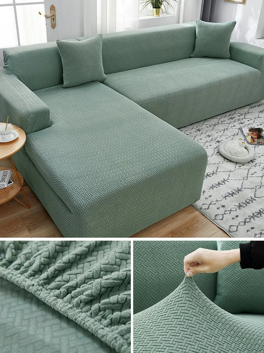 Maze-Design Full Sofa Cover
