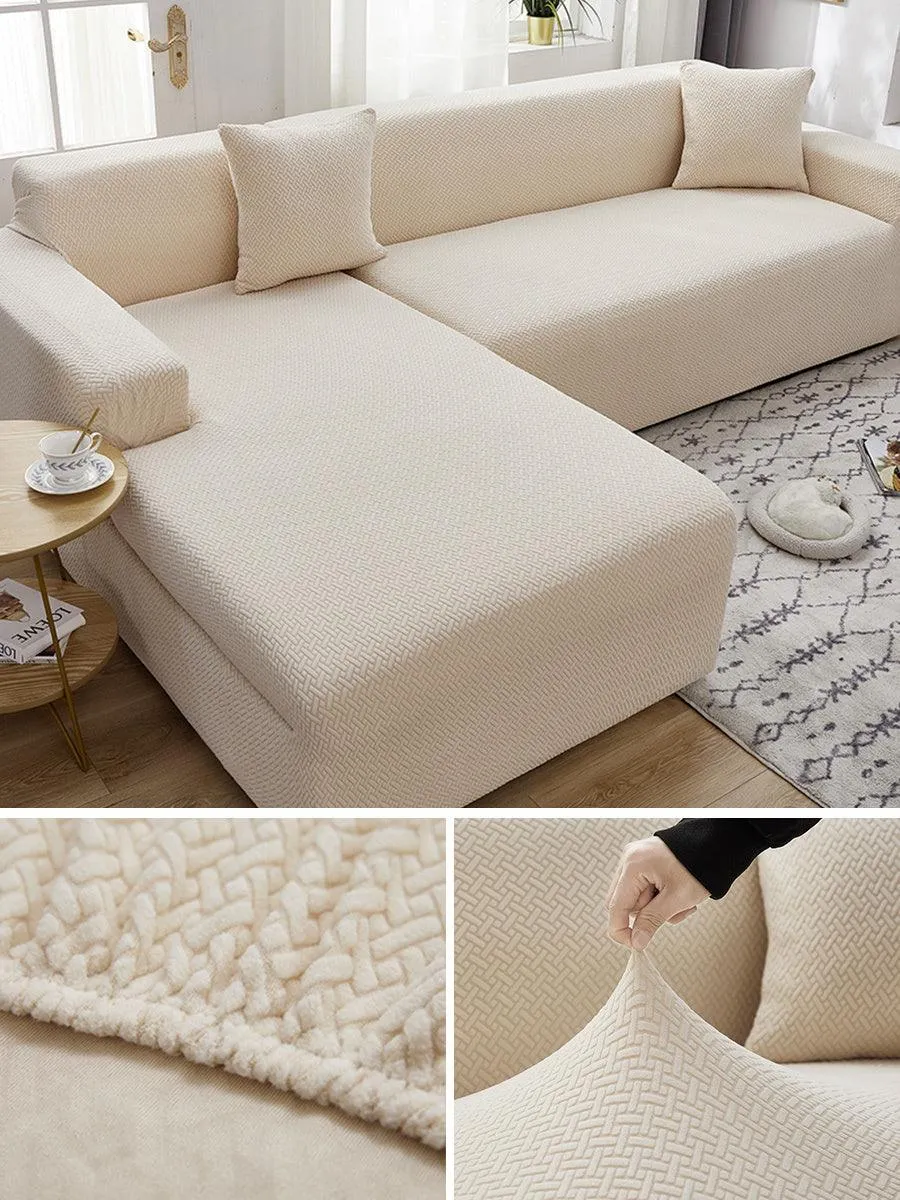 Maze-Design Full Sofa Cover