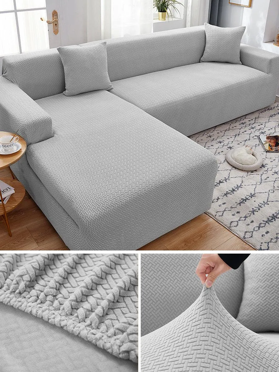 Maze-Design Full Sofa Cover