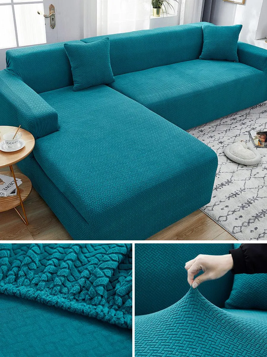 Maze-Design Full Sofa Cover
