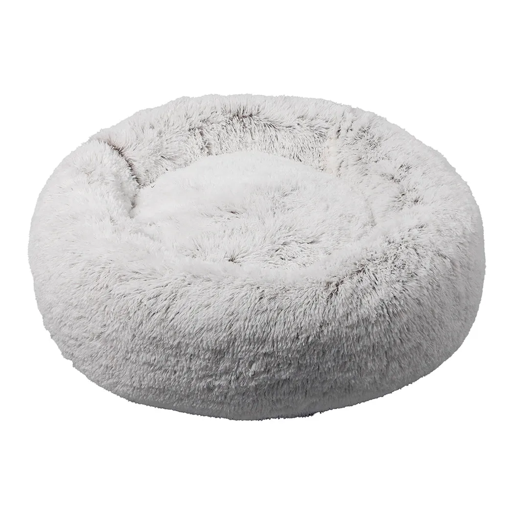 MEDIUM Dog Beds Pet Donut Nest Calming - Coffee