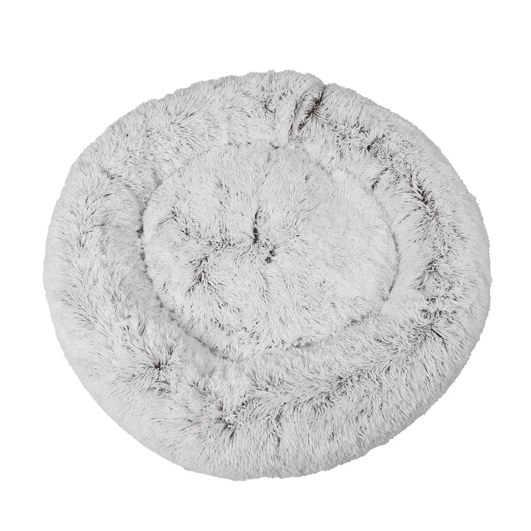 MEDIUM Dog Beds Pet Donut Nest Calming - Coffee