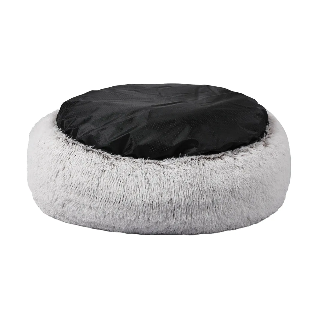 MEDIUM Dog Beds Pet Donut Nest Calming - Coffee