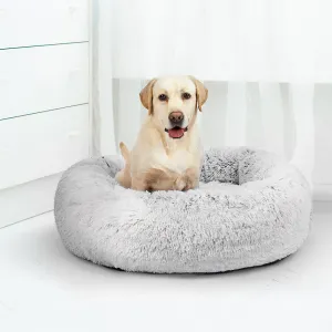 MEDIUM Dog Beds Pet Donut Nest Calming - Coffee