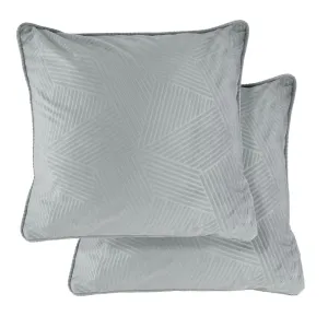 Midnight Cut Velvet Cushion