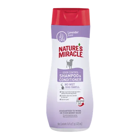 Nature's Miracle Odor Control Shampoo & Conditioner Lavender Scent
