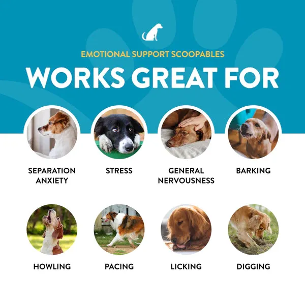 NaturVet Emotional Support 24/7 Daily Calming Aid Scoopables 11oz