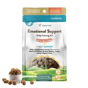NaturVet Emotional Support 24/7 Daily Calming Aid Scoopables 11oz