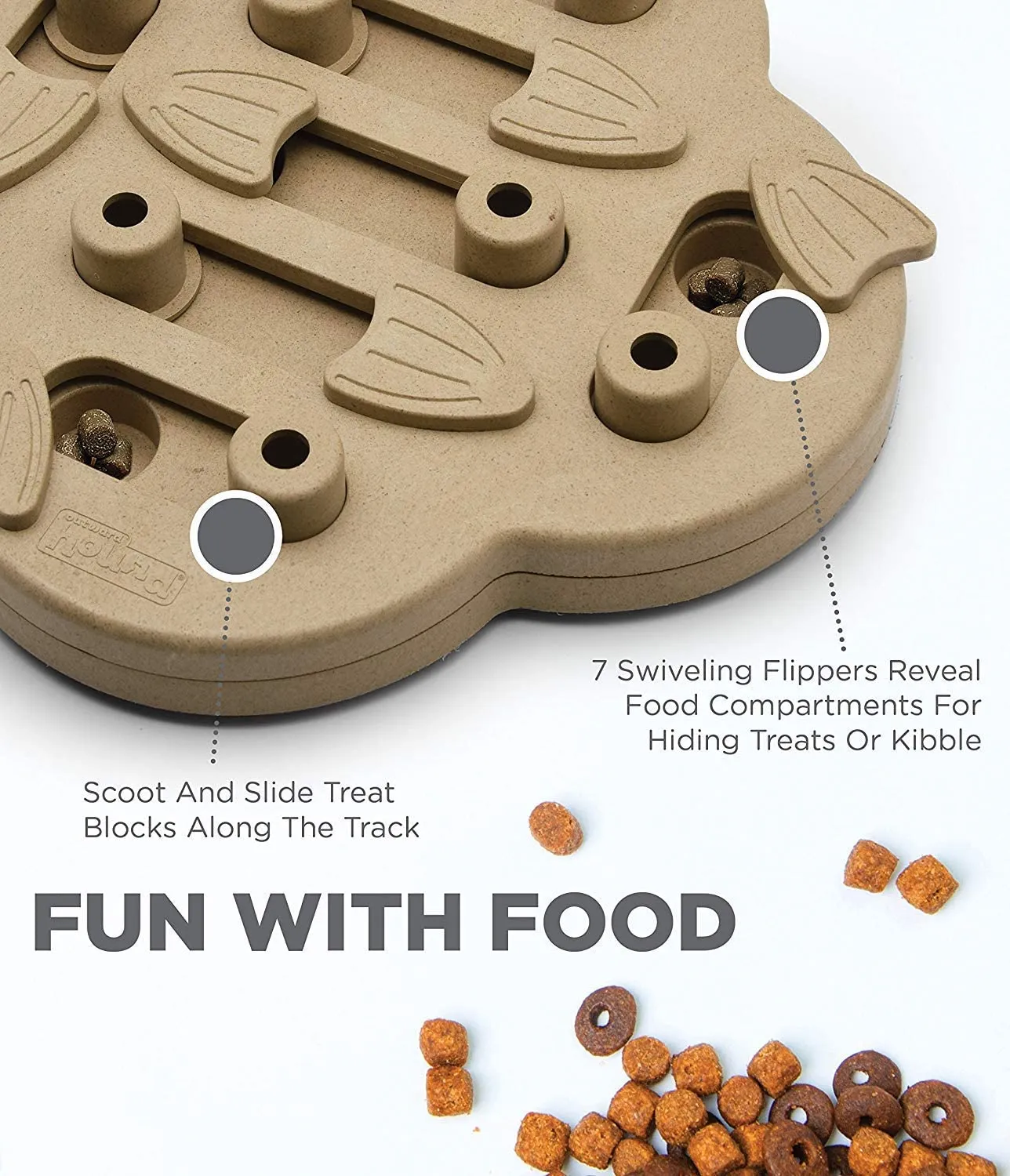 Nina Ottosson Dog Hide N' Slide Puzzle Game (Level 2 - Intermediate)