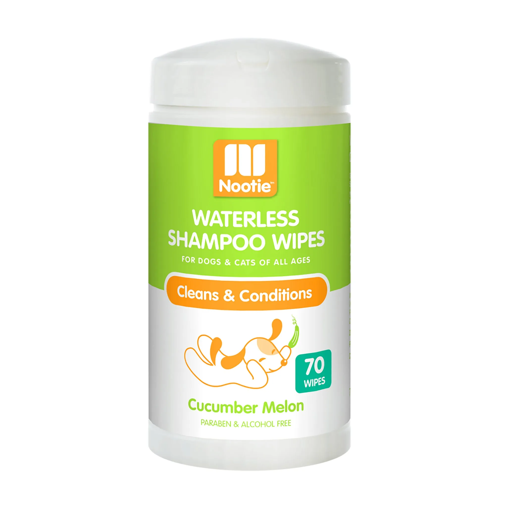 Nootie Shampoo Wipes Cucumber Melon