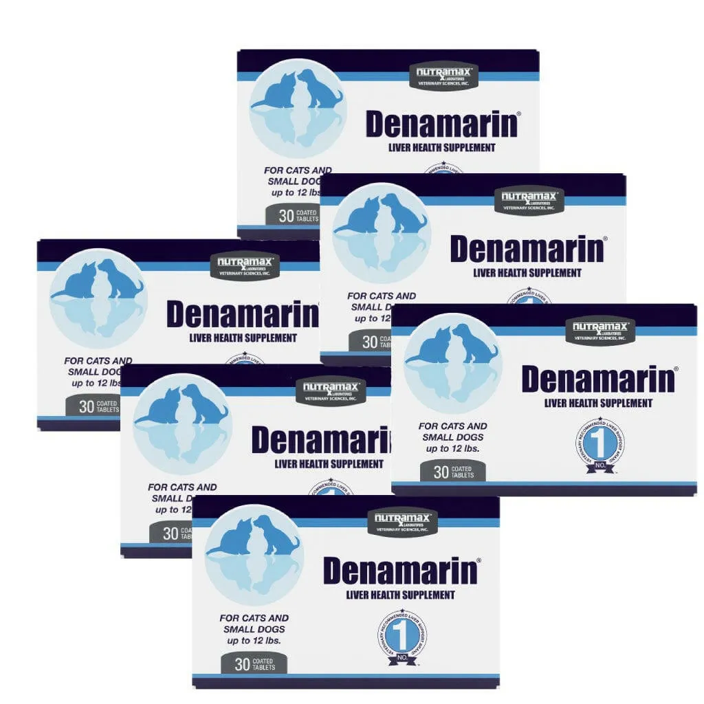 Nutramax Denamarin Liver Health Supplement for Small Dogs and Cats - With S-Adenosylmethionine (SAMe) and Silybin